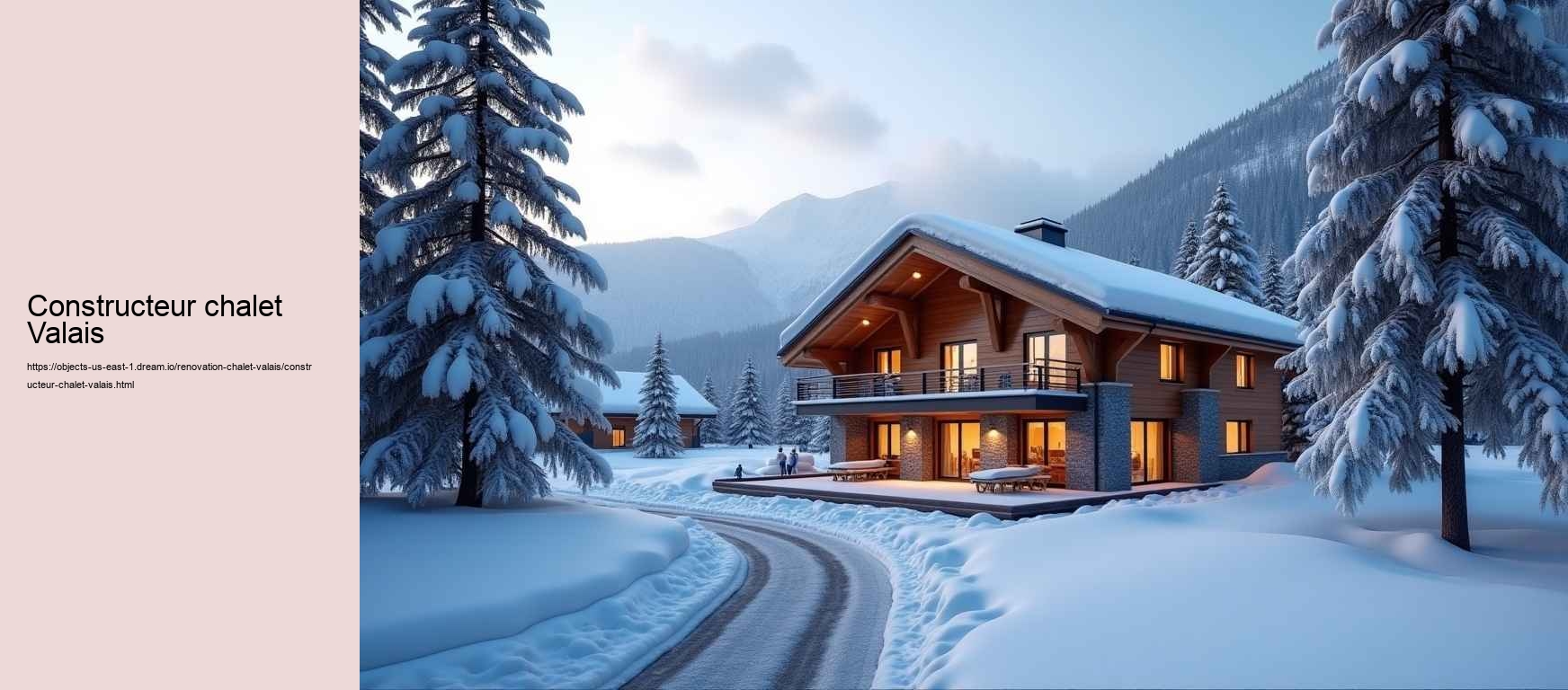 constructeur chalet Valais