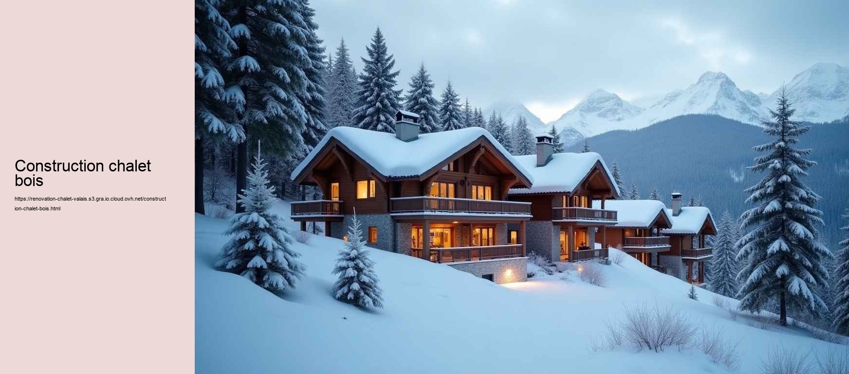 construction chalet bois