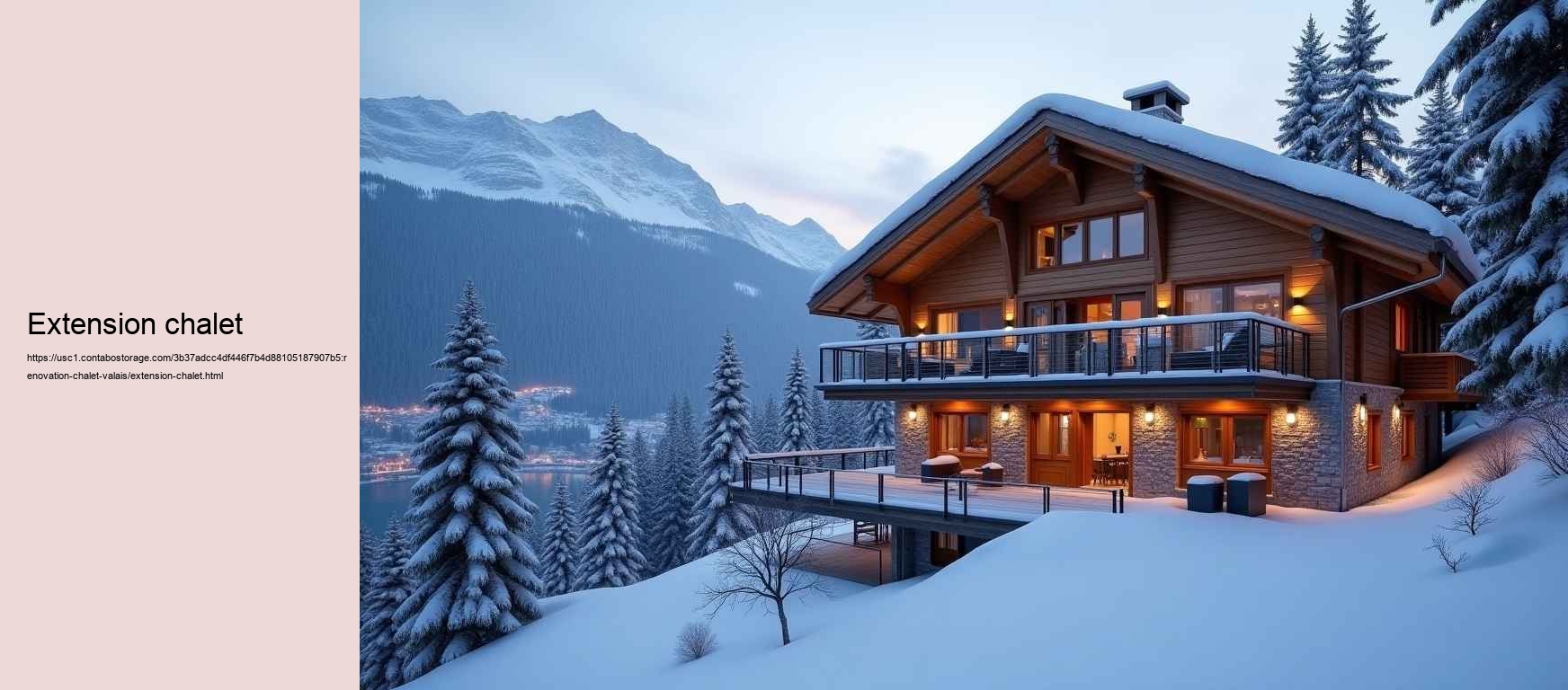 extension chalet