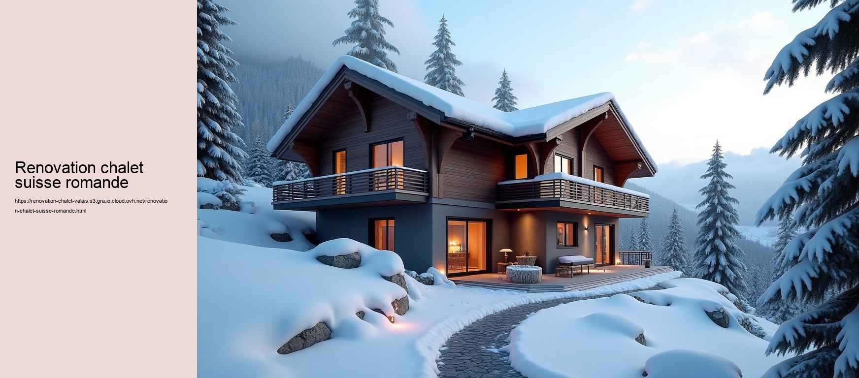 renovation chalet suisse romande