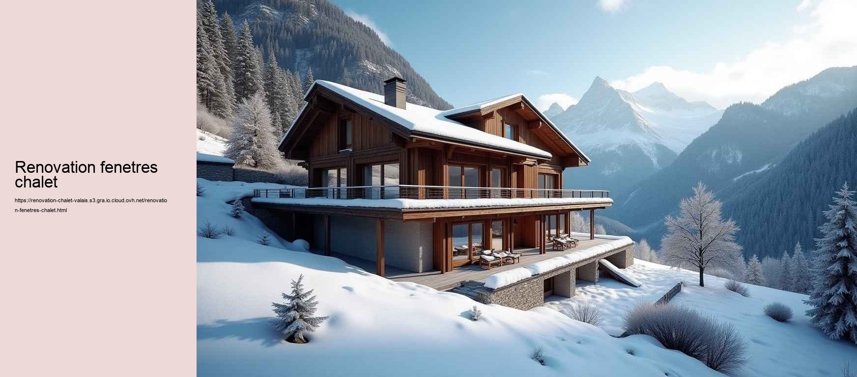 renovation fenetres chalet