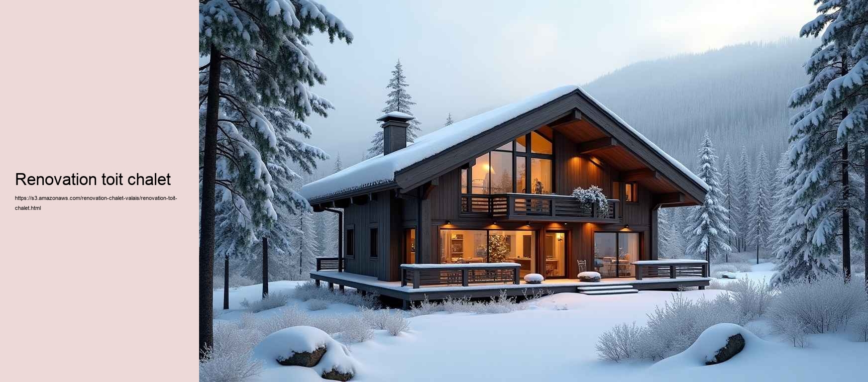 renovation toit chalet