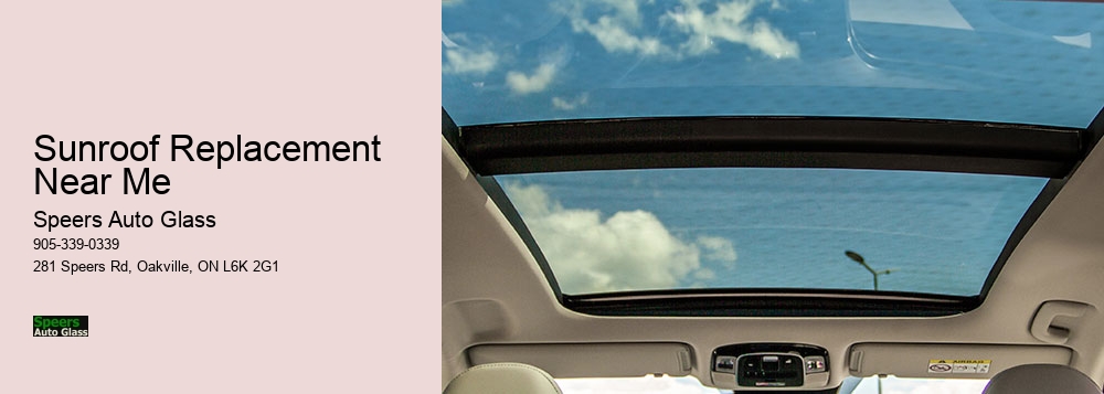 Sunroof Replacement Near Me