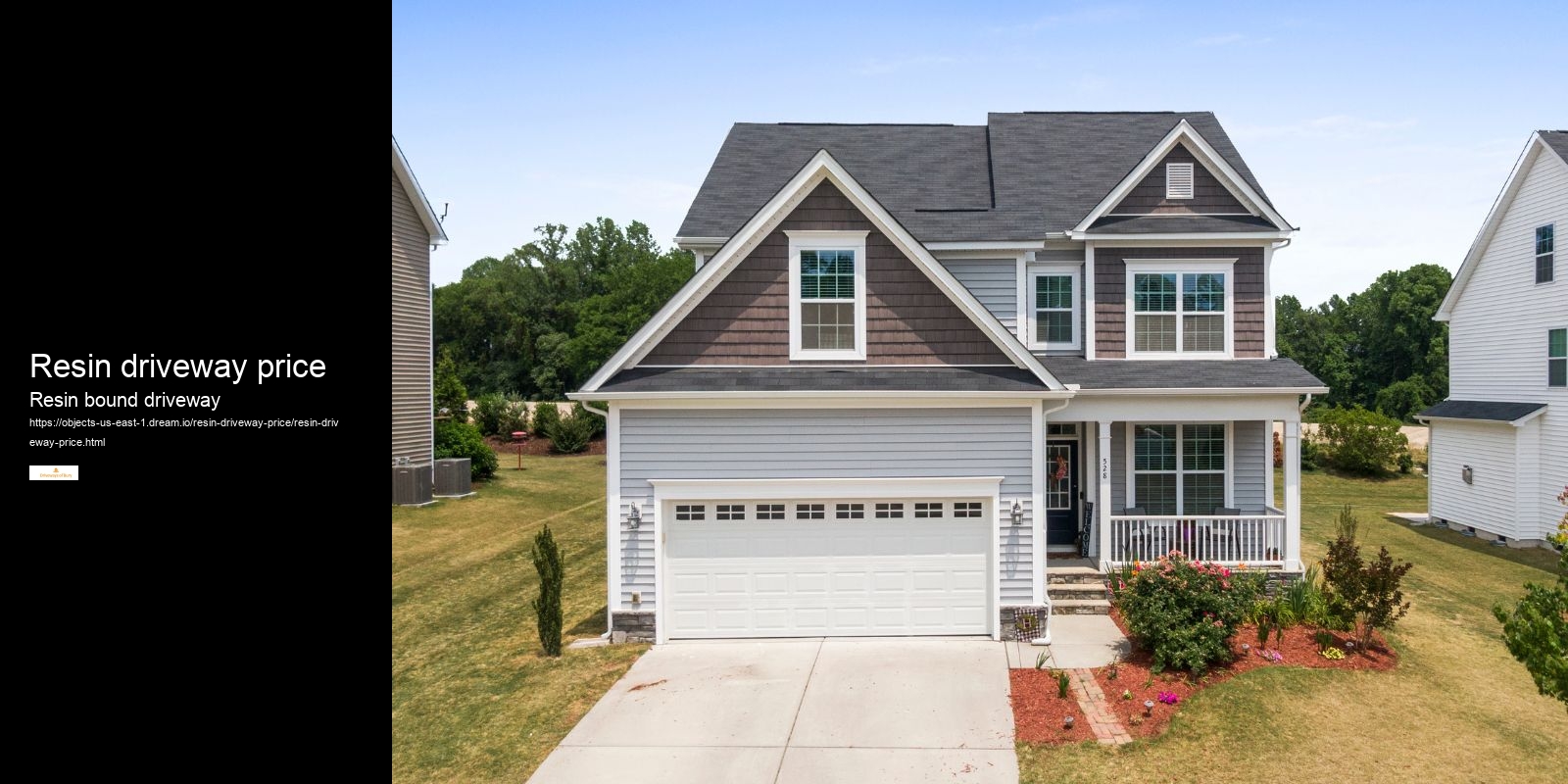 Resin driveway price