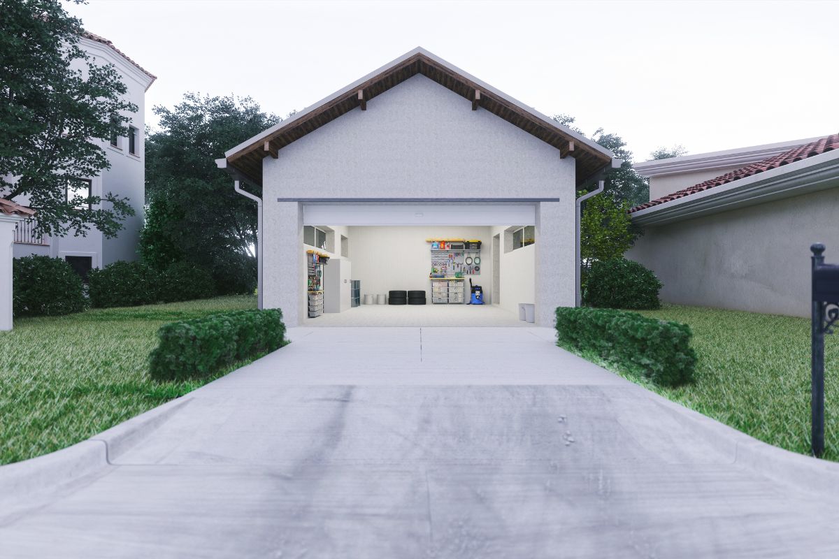 What was the average resin driveway cost per m2 in 2022?