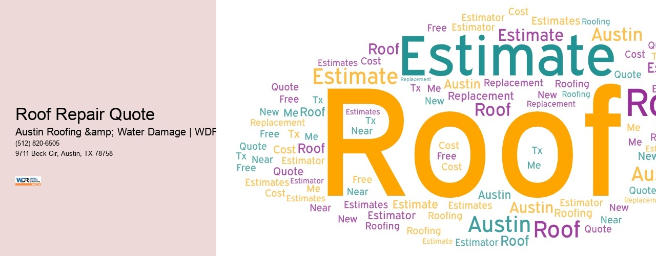 Roof Repair Quote