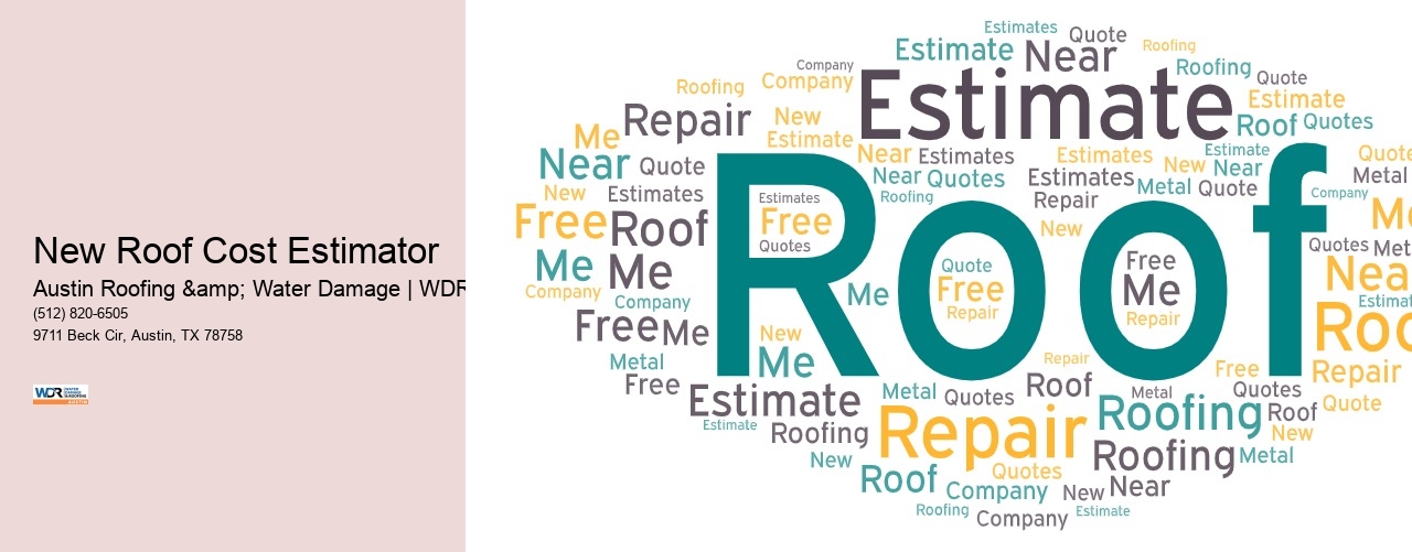 New Roof Cost Estimator