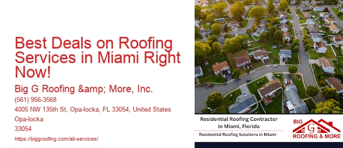 Best Deals on Roofing Services in Miami Right Now!