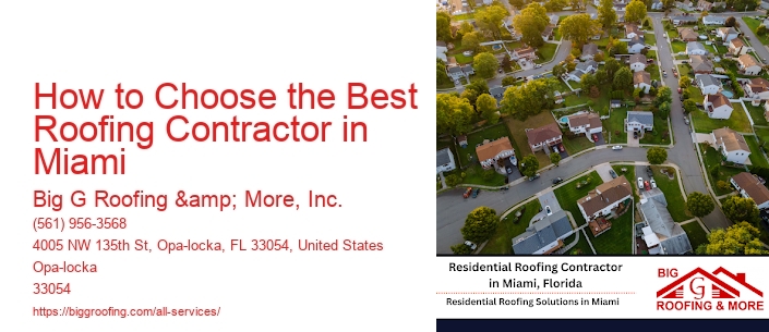 How to Choose the Best Roofing Contractor in Miami