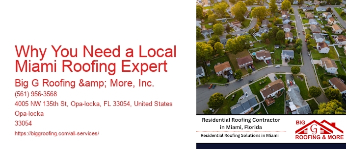 Why You Need a Local Miami Roofing Expert
