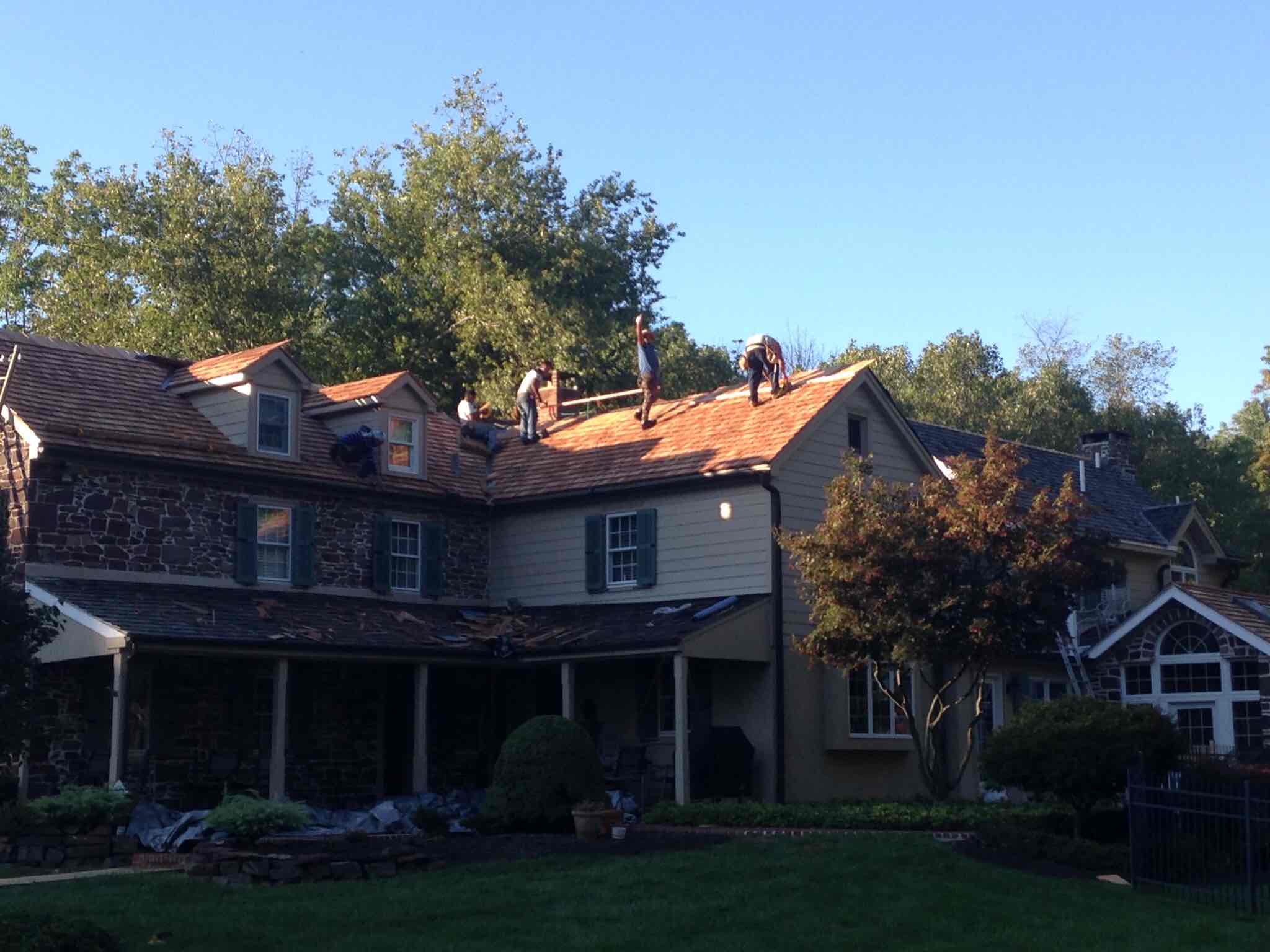 Licensed Roofing Contractors Custom Roof Design Blue Bell