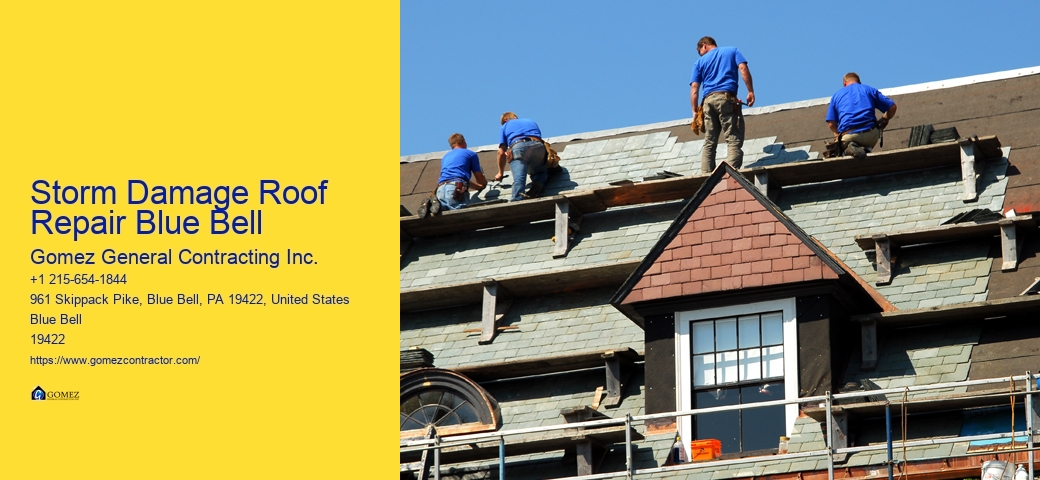 Storm Damage Roof Repair Blue Bell