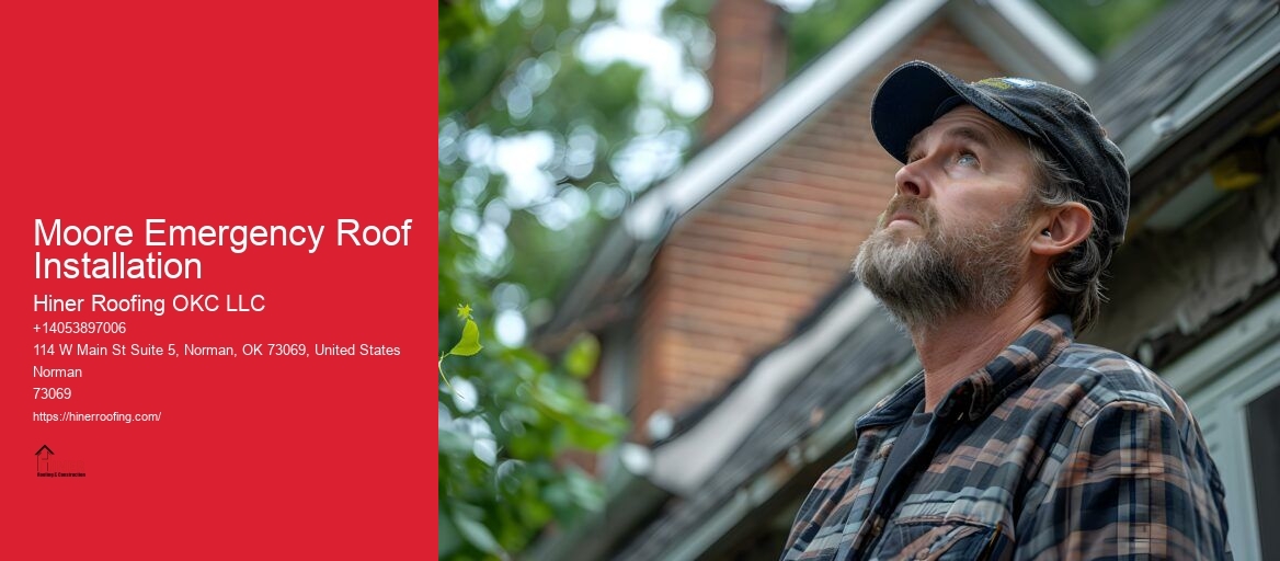 Moore Emergency Roof Installation