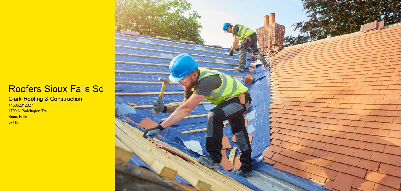 Roofers Sioux Falls Sd