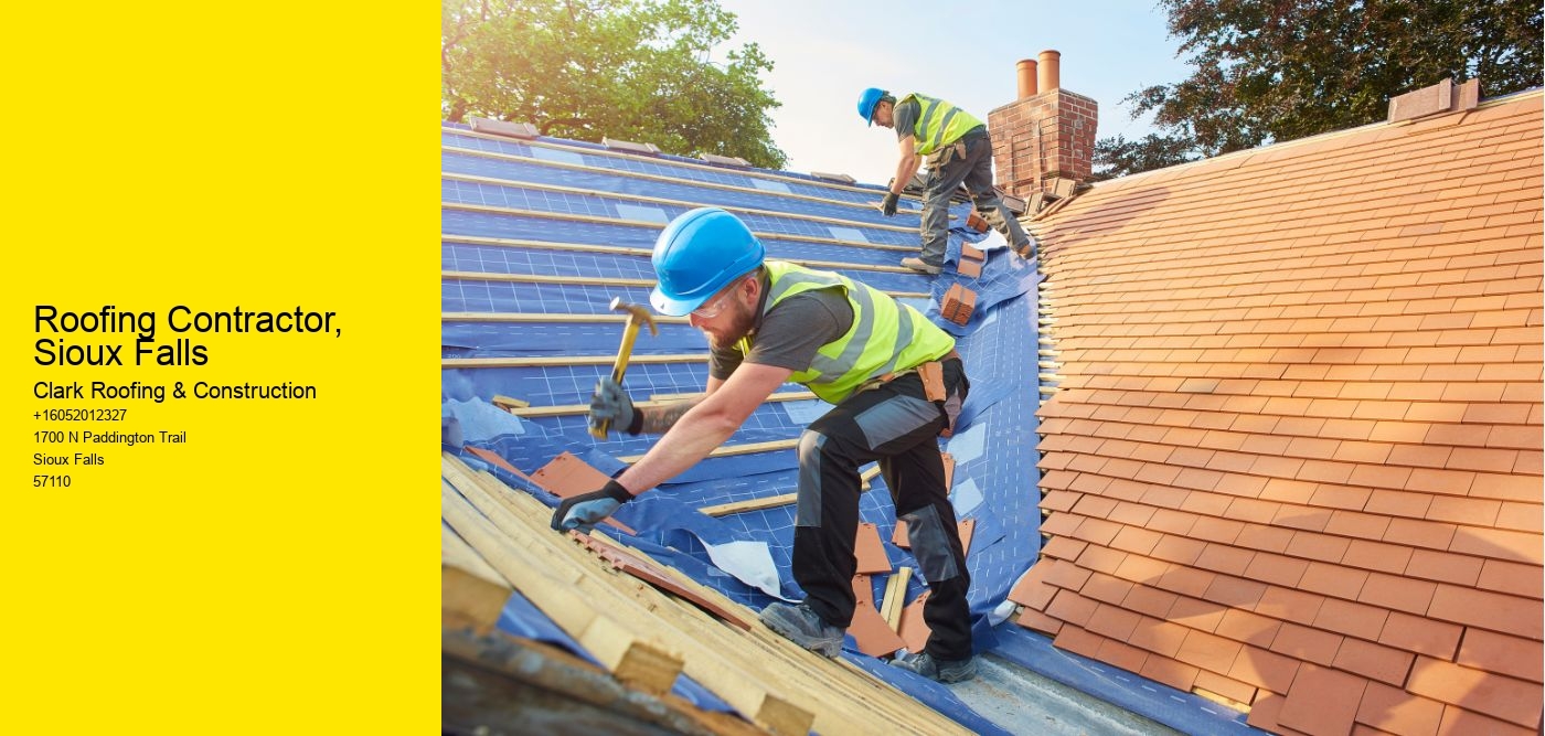 Roofing Contractor, Sioux Falls