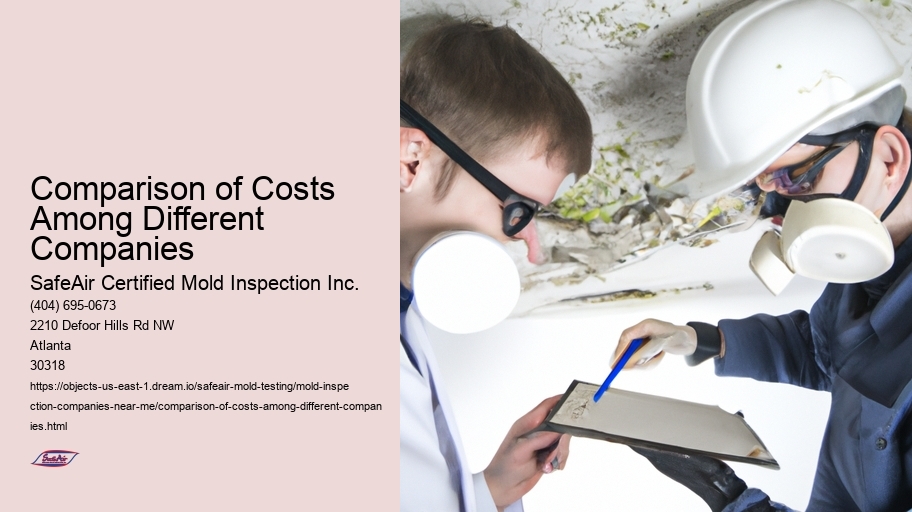 Comparison of Costs Among Different Companies