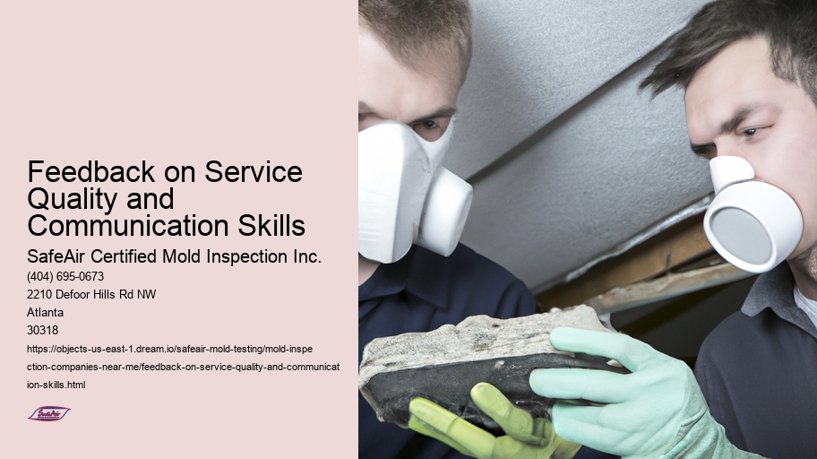 Feedback on Service Quality and Communication Skills
