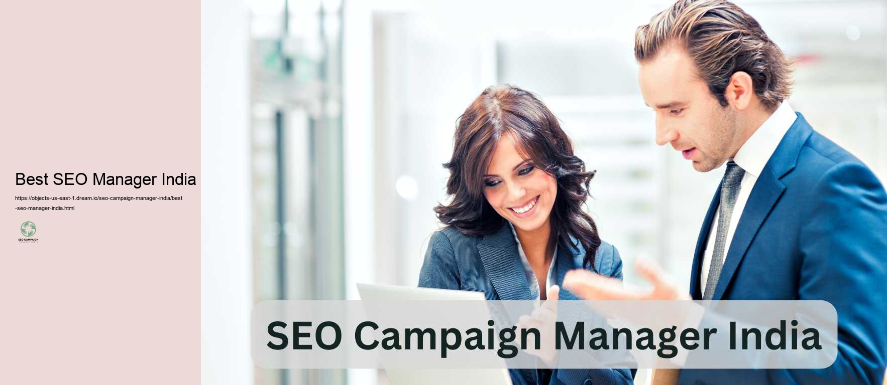 Best SEO Manager India