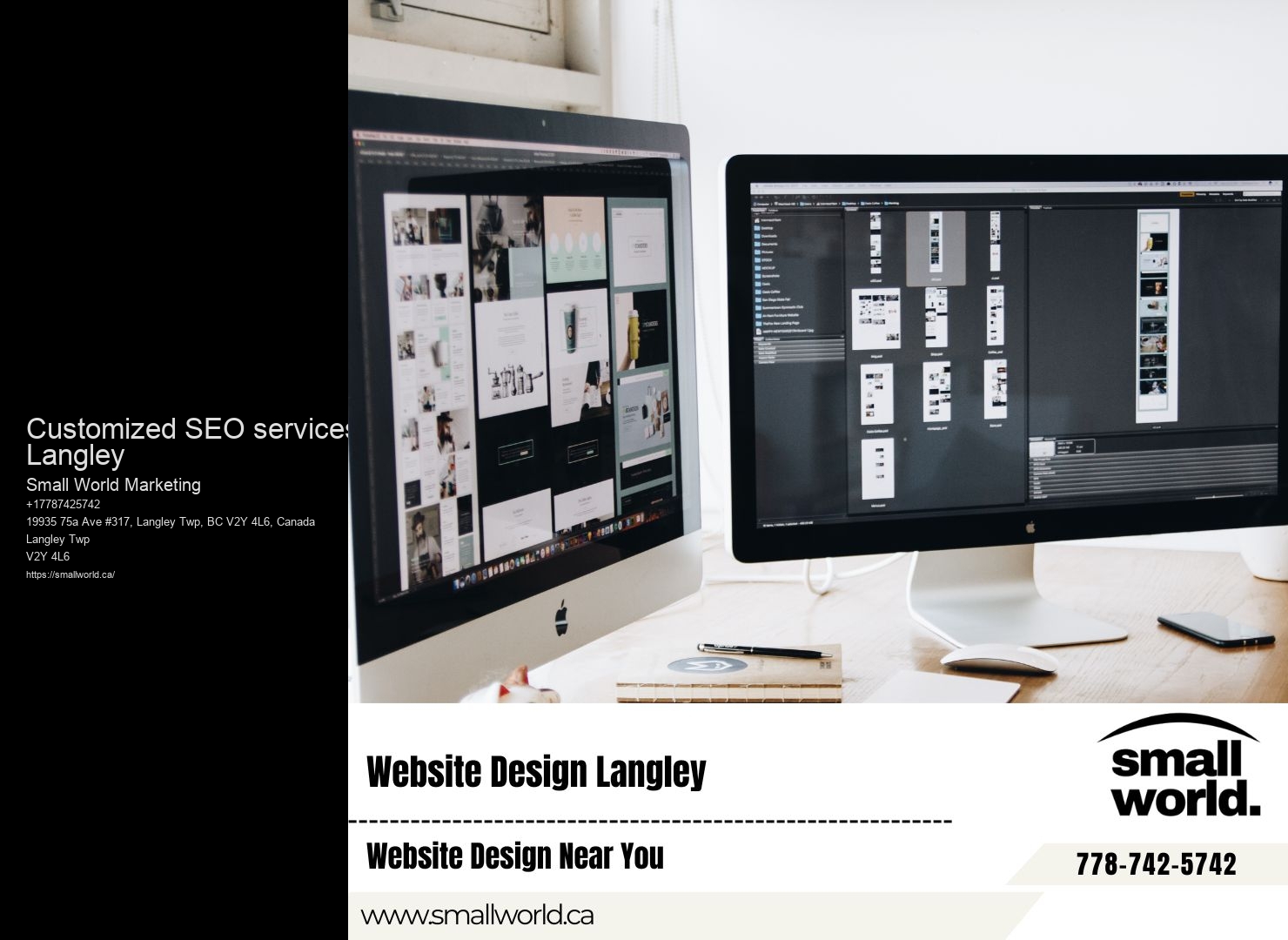 Customized SEO services Langley small business SEO