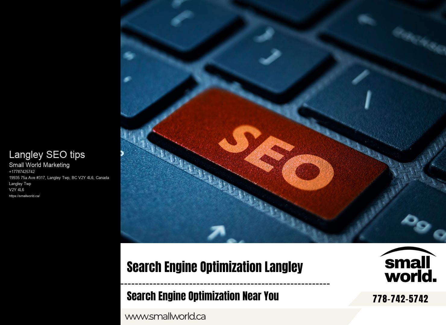 Customized SEO solutions for Langley SEO tips businesses