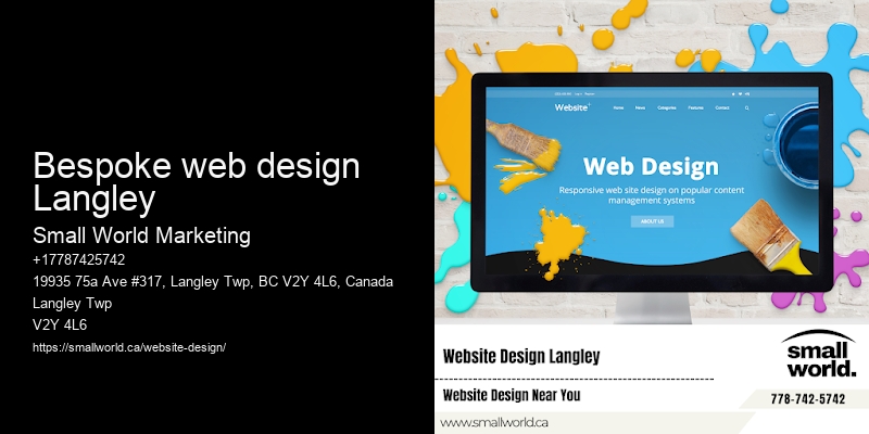 bespoke web design Langley