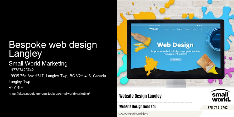 bespoke web design Langley