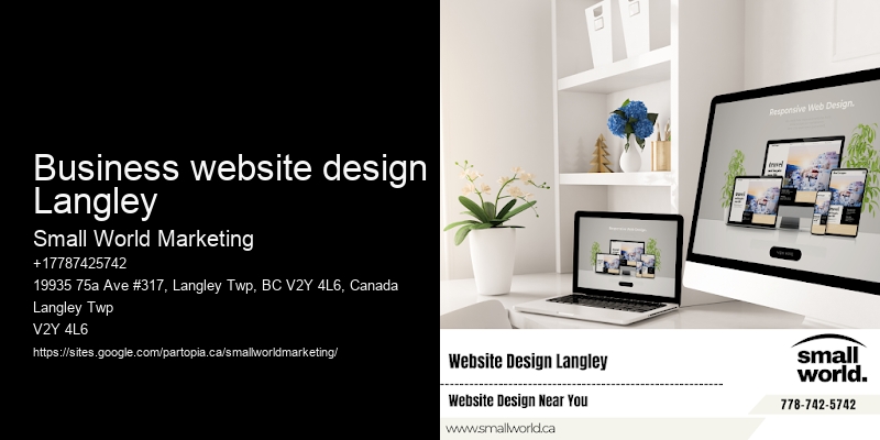 Business website design Langley