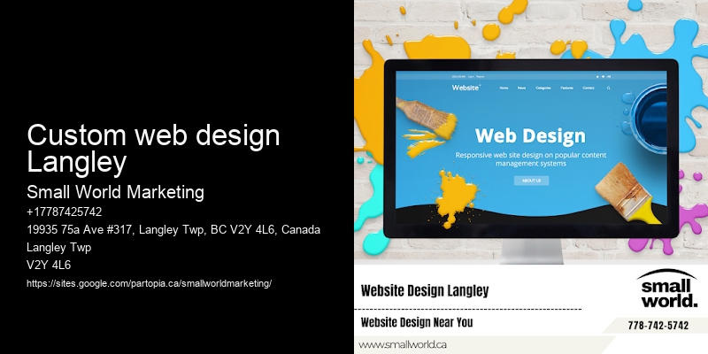 Custom web design Langley