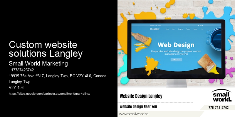custom website solutions Langley