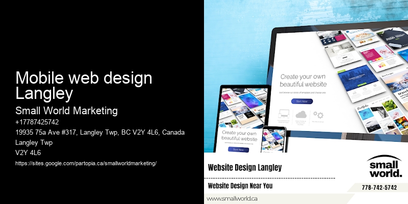 Mobile web design Langley