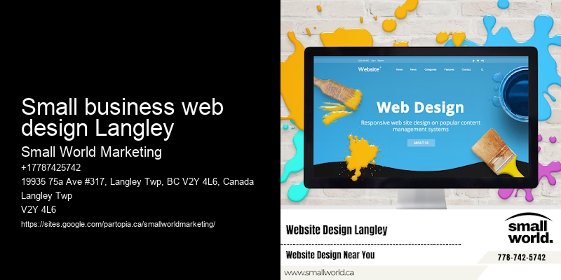 Small business web design Langley