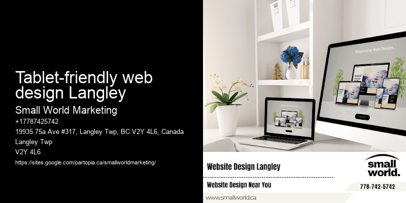 tablet-friendly web design Langley