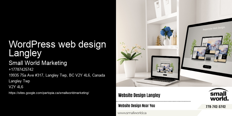 WordPress web design Langley