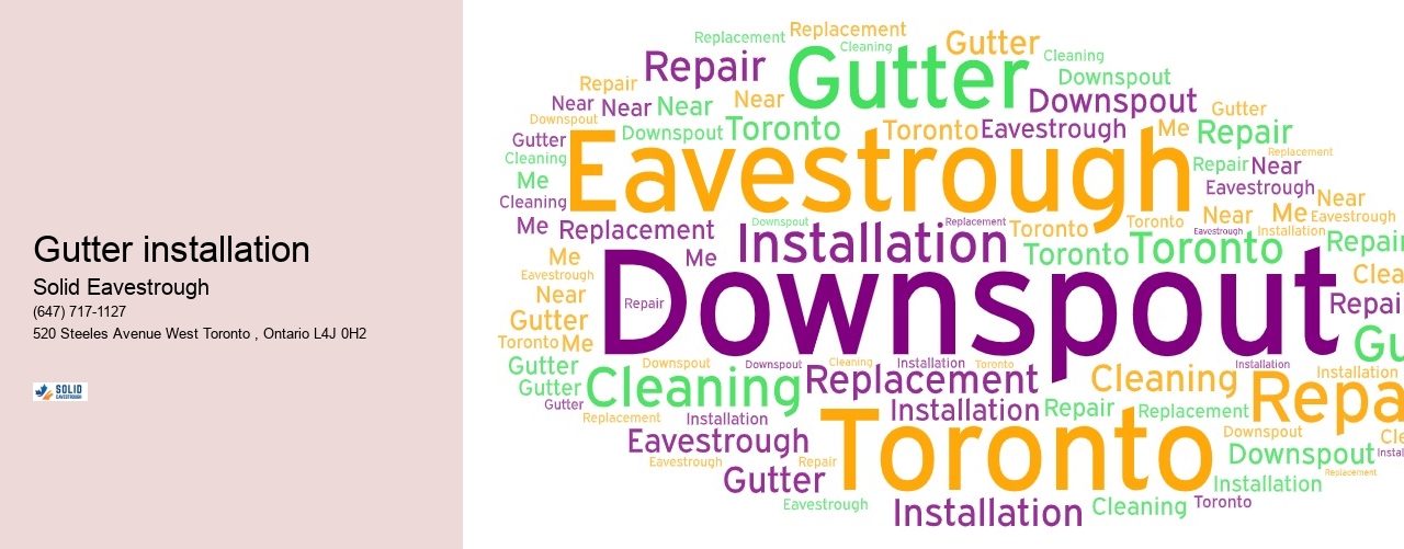 Gutter installation
