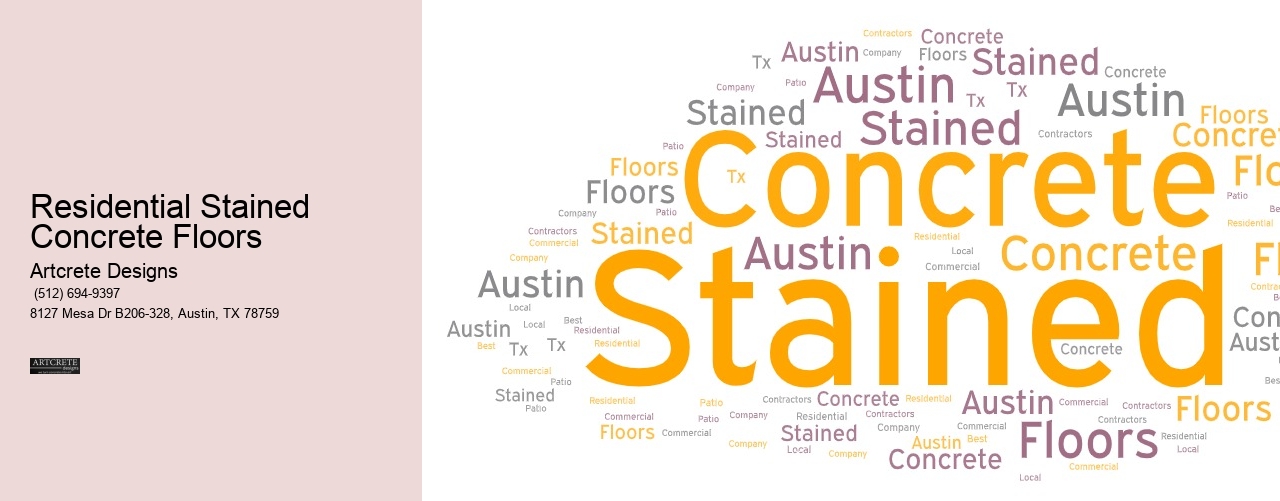 Residential Stained Concrete Floors