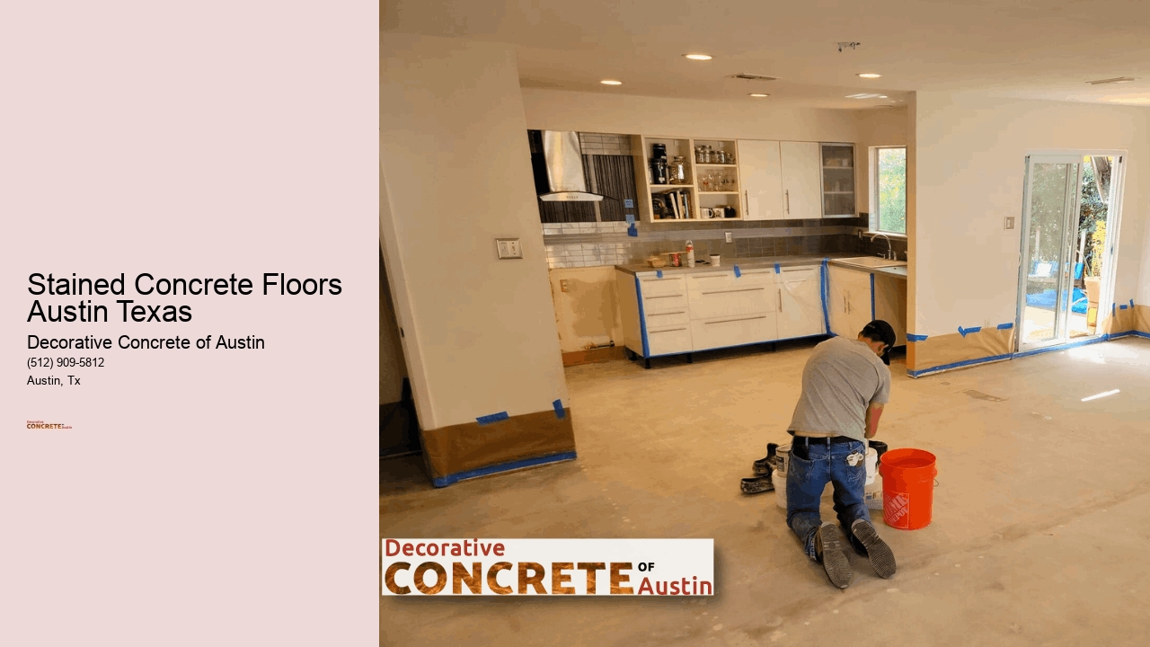 Stained Concrete Floors Austin Texas