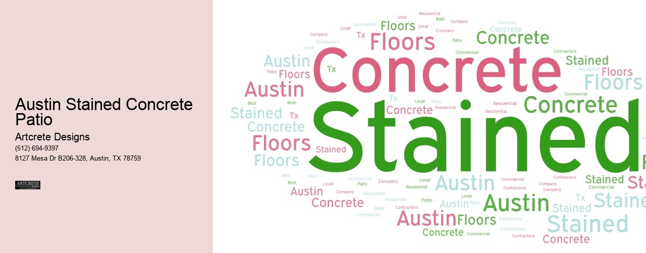 Austin Stained Concrete Patio 