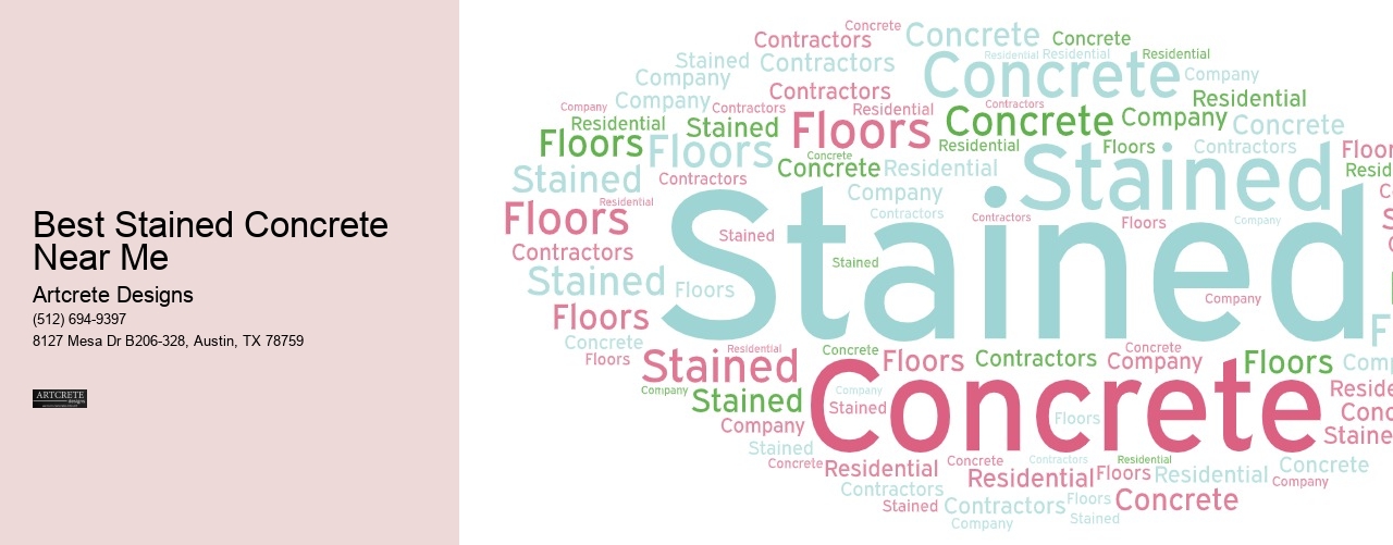 Best Stained Concrete  Near Me