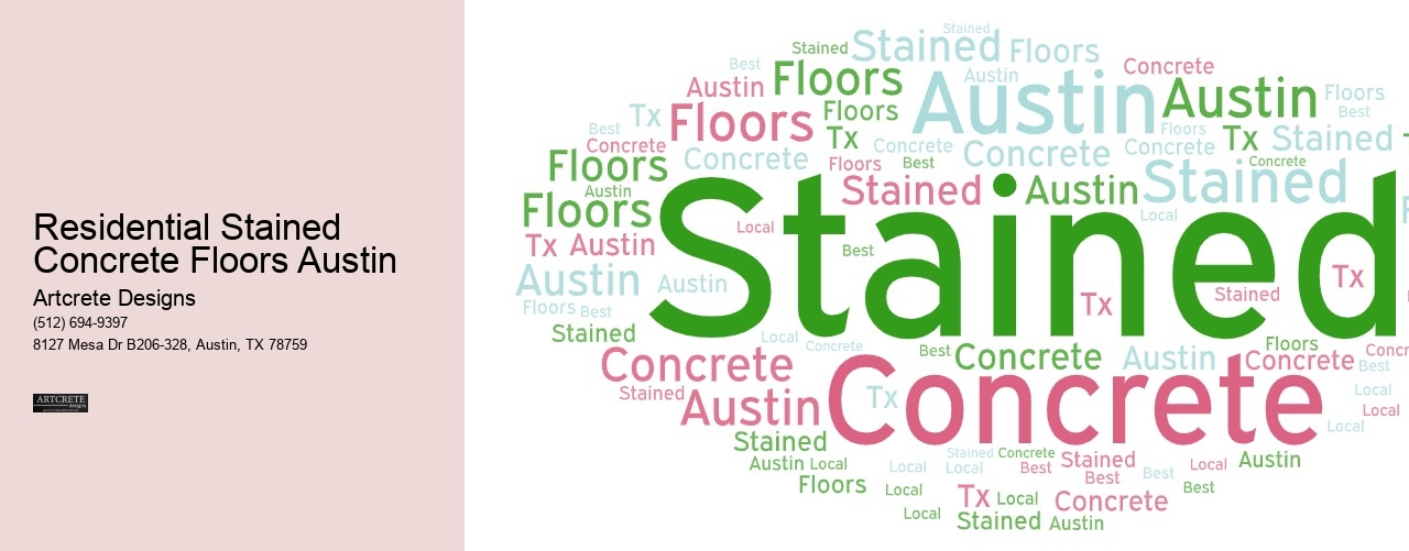 Residential Stained Concrete Floors Austin 