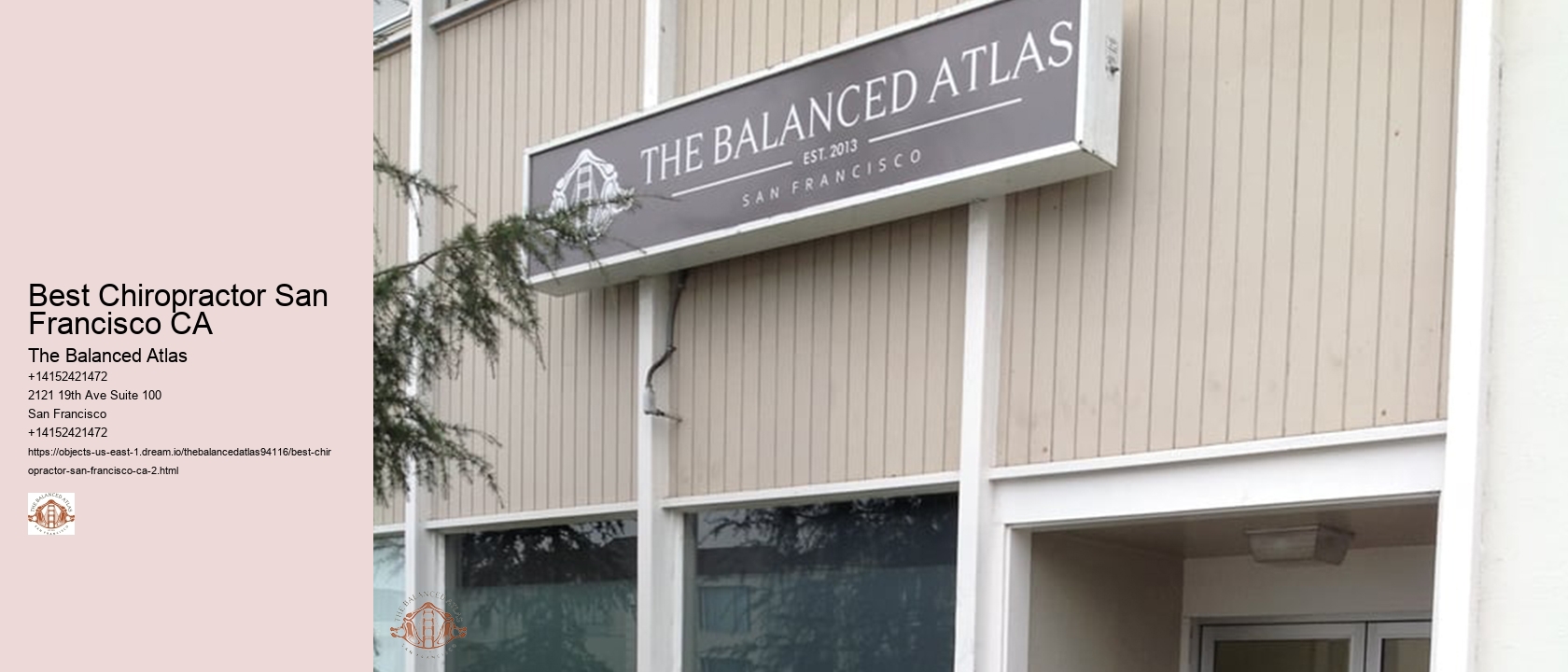 Best Chiropractor San Francisco CA
