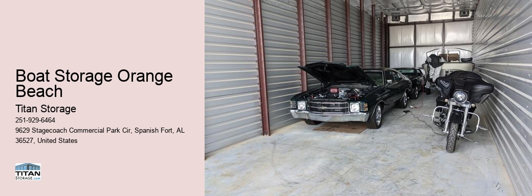 Boat Storage Orange Beach