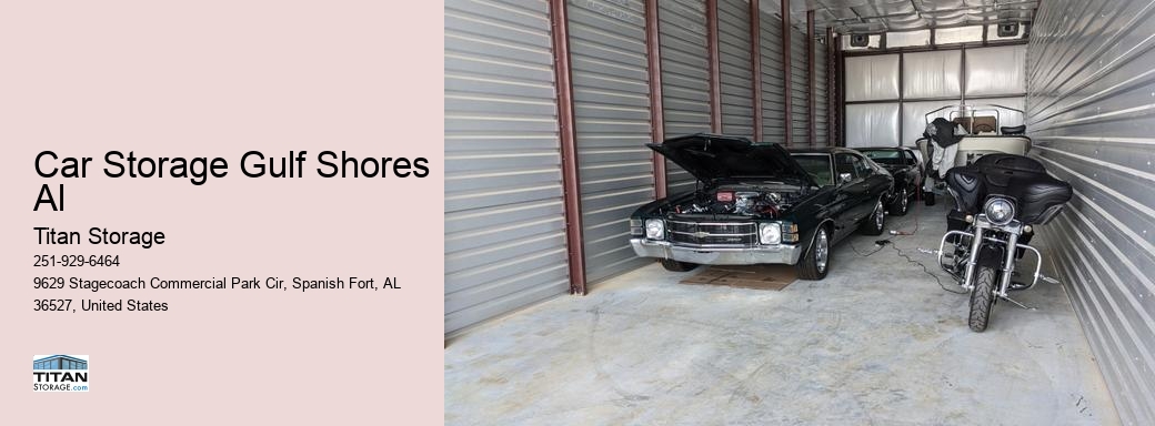 Car Storage Gulf Shores Al