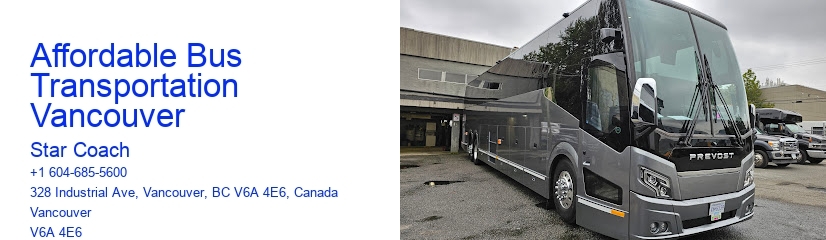 Affordable Bus Transportation Vancouver