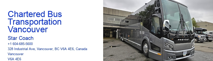 Chartered Bus Transportation Vancouver