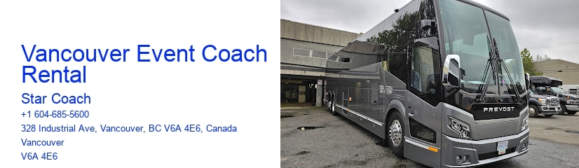 Vancouver Event Coach Rental