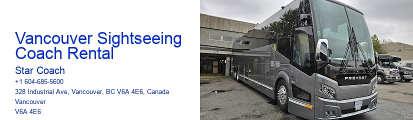 Vancouver Sightseeing Coach Rental