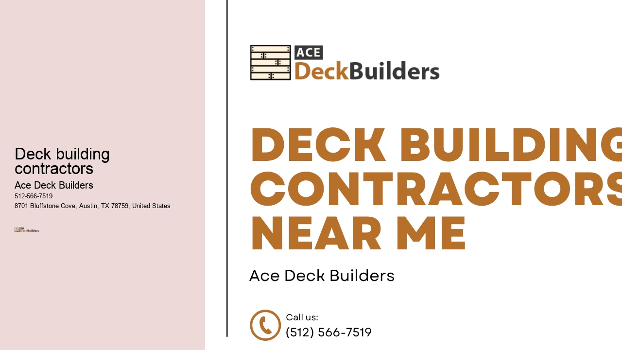 deck building contractors 