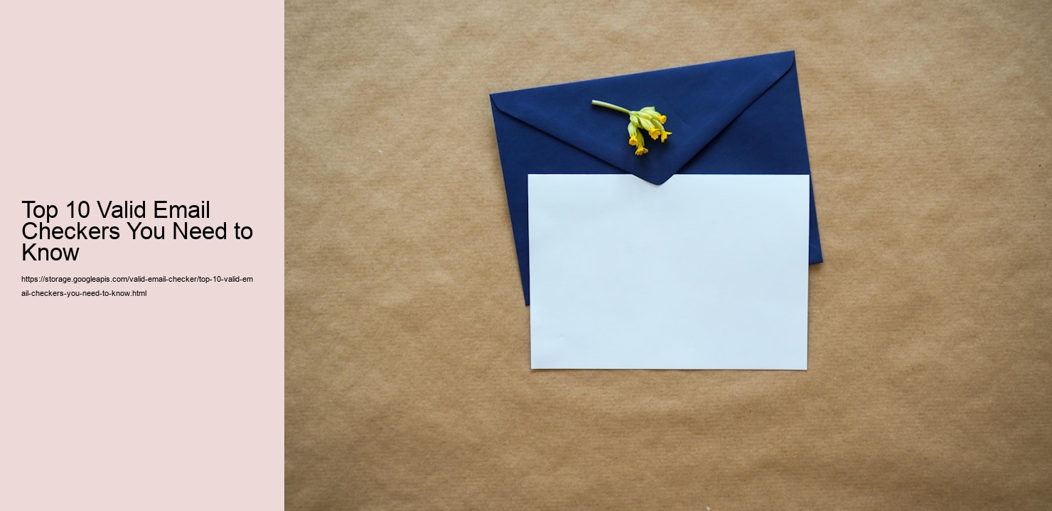 Top 10 Valid Email Checkers You Need to Know