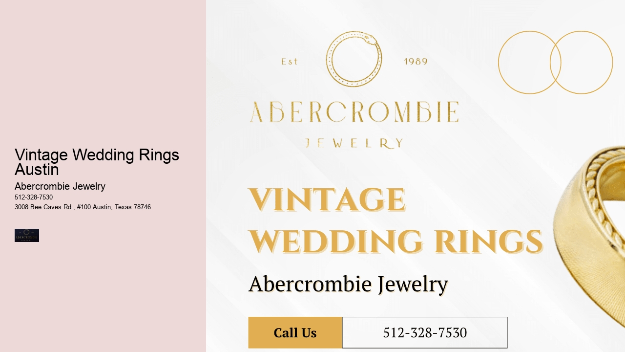 Vintage Wedding Rings Austin