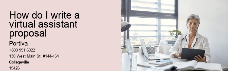 How do I write a virtual assistant proposal
